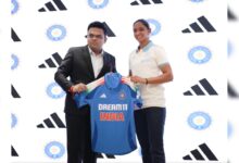 Harmanpreet Kaur Unveils Indian Cricket Team's New ODI Jersey. watch