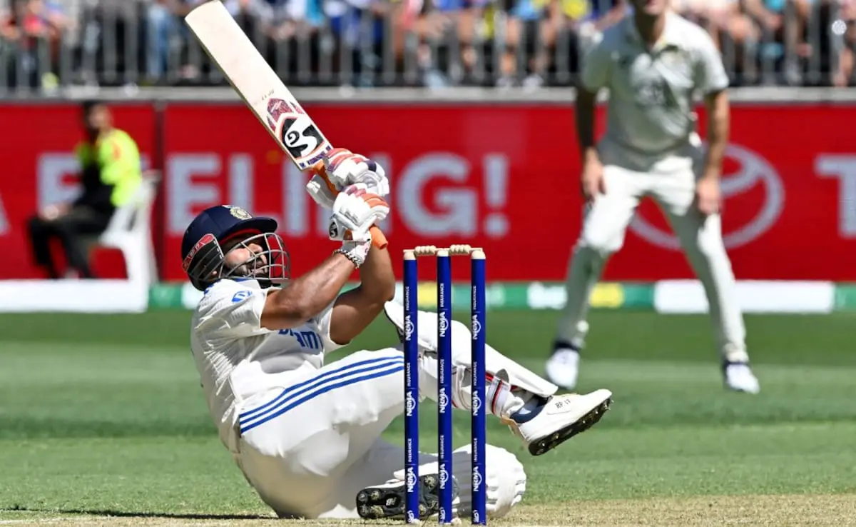 Rishabh Pant's Rolling On The Pitch Six That Left Commentators In Splits. watch