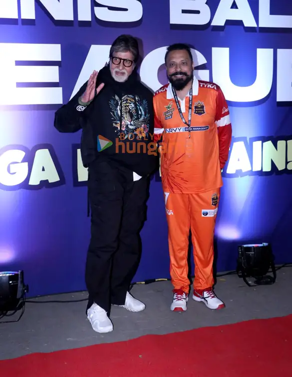 Photos: Amitabh Bachchan and others snapped at All Star Tennis Ball Cricket League