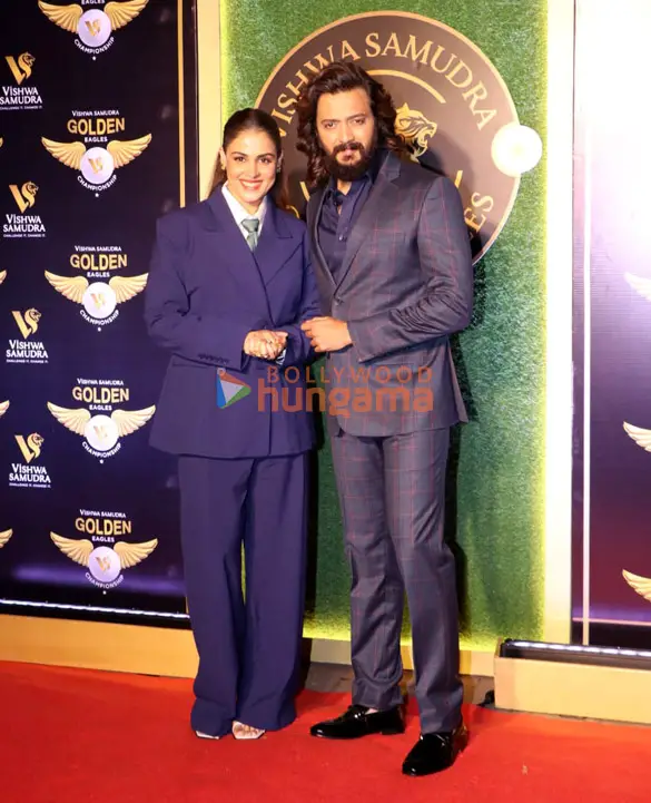 Photos: Genelia Deshmukh, Riteish Deshmukh and others snapped at the Vishwa Samudra Golden Eagles Championship | Parties & Events