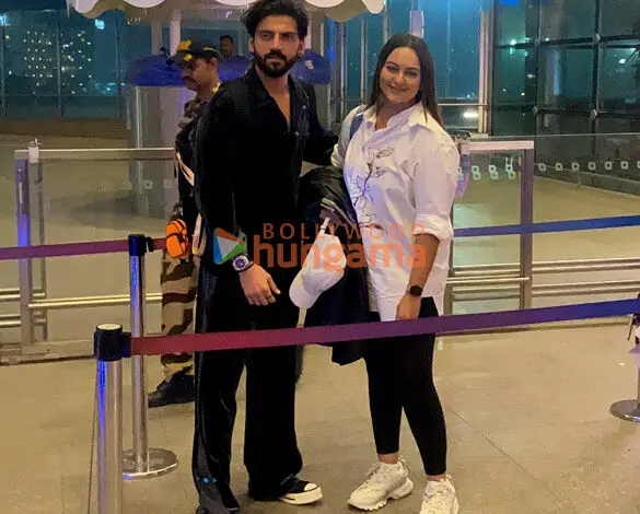 Photos: Sonakshi Sinha and Zaheer Iqbal snapped at the airport | Parties & Events