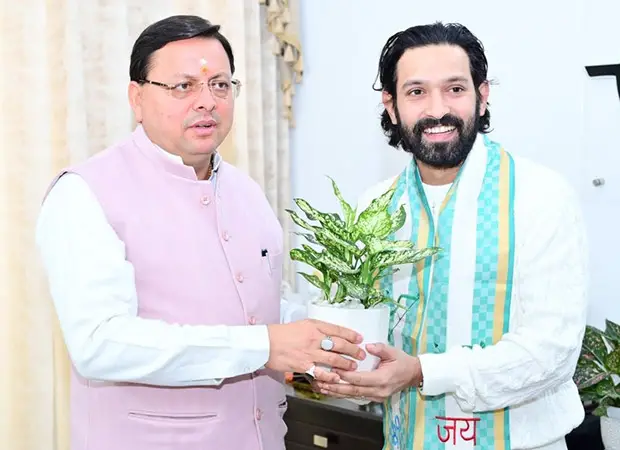 The Sabarmati Report actor Vikrant Massey meets Honorable Chief minister of Uttrakhand, Pushkar Singh Dhami : Bollywood News