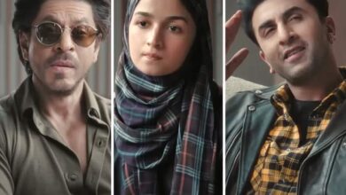 Hilarious crossover: Shah Rukh Khan returns as Dr Jehangir Khan as Alia Bhatt's Safeena threatens to “Dhop” Ranbir Kapoor's Bunny in quirky ad, watch : Bollywood News