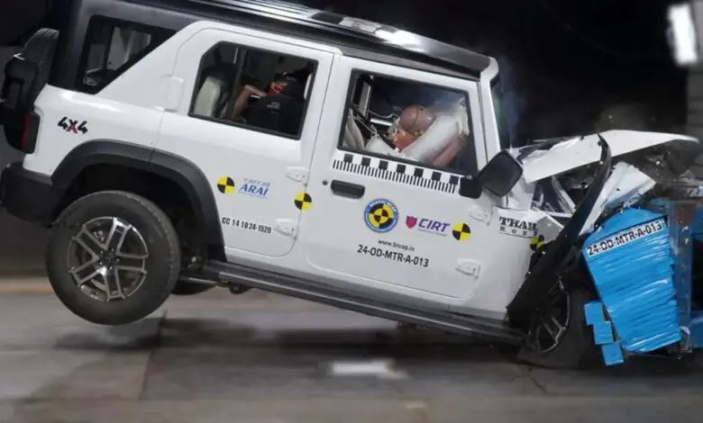 Mahindra's Thar Roxx wins Bharat NCAP crash test, creates record in safety with 5-star rating - Mahindra's Thar Roxx wins Bharat NCAP crash test creates record in safety with 5 star rating