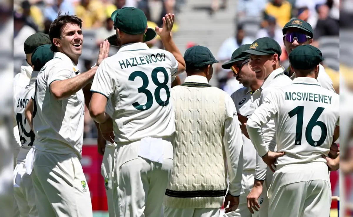 Australia's Pat Cummins-Mitchell Starc-Josh Hazlewood-Nathan Lyon Become First Quartet To...