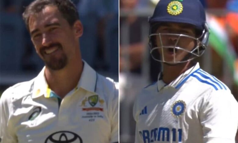 "Too Slow": Yashasvi Jaiswal Brutally Mocks Mitchell Starc In Perth. Australia Pacer Does This - Watch