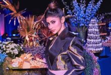 Mouni Roy steals the show in gold as she opens a spellbinding fashion extravaganza for a grand event in Hyderabad : Bollywood News