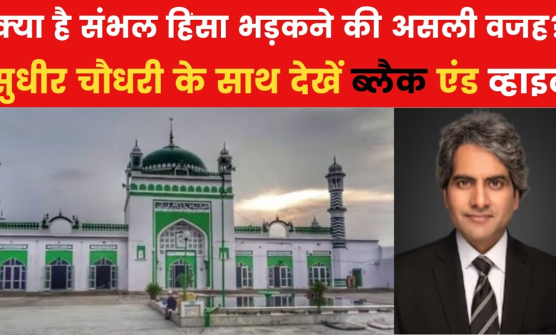 Black and White: Why did violence erupt at Sambhal Mosque? Sudhir Chaudhary is analyzing