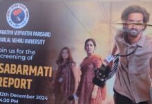 Uproar over film screening in JNU, film posters torn