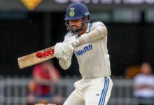 Akashdeep hits a six off Virat Kohli's bat in Gaba Test