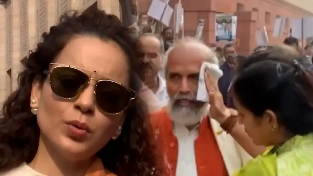 Kangana Ranaut's reaction on the pushing and shoving incident in Parliament complex