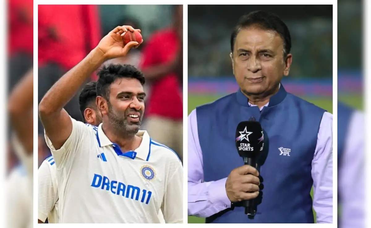 On Ravichandran Ashwin's Successor In Team India, Sunil Gavaskar's Massive "Ahead Of Him" ​​Verdict For Youngster