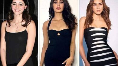 Ananya Pandey to Kriti Sanon, take a look at how Bollywood divas are owning the black bodycon trend : Bollywood News