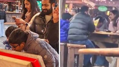 Jr NTR indulges in Christmas spirit in London with wife and kids : Bollywood News