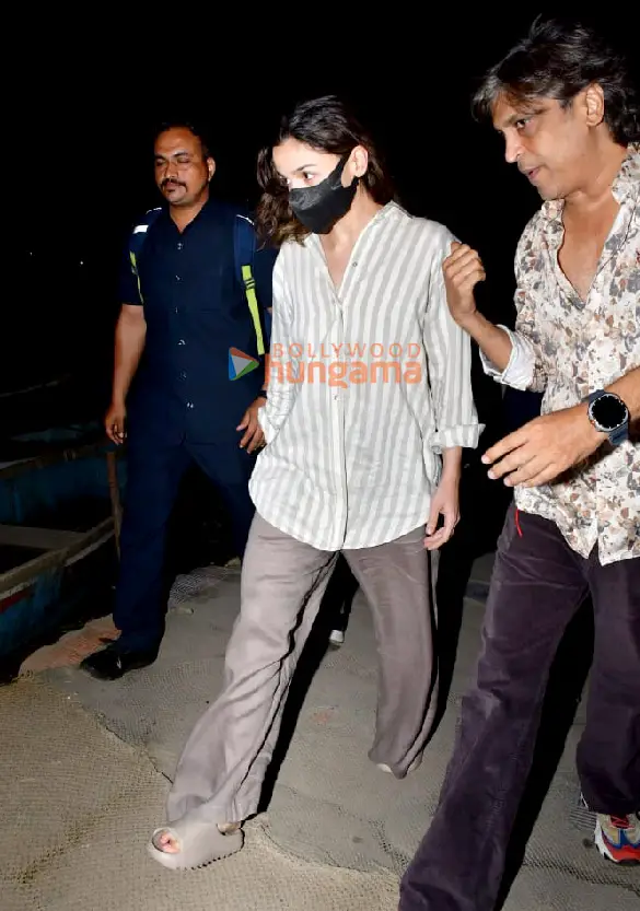 Photos: Alia Bhatt and Bobby Deol snapped at Versova jetty