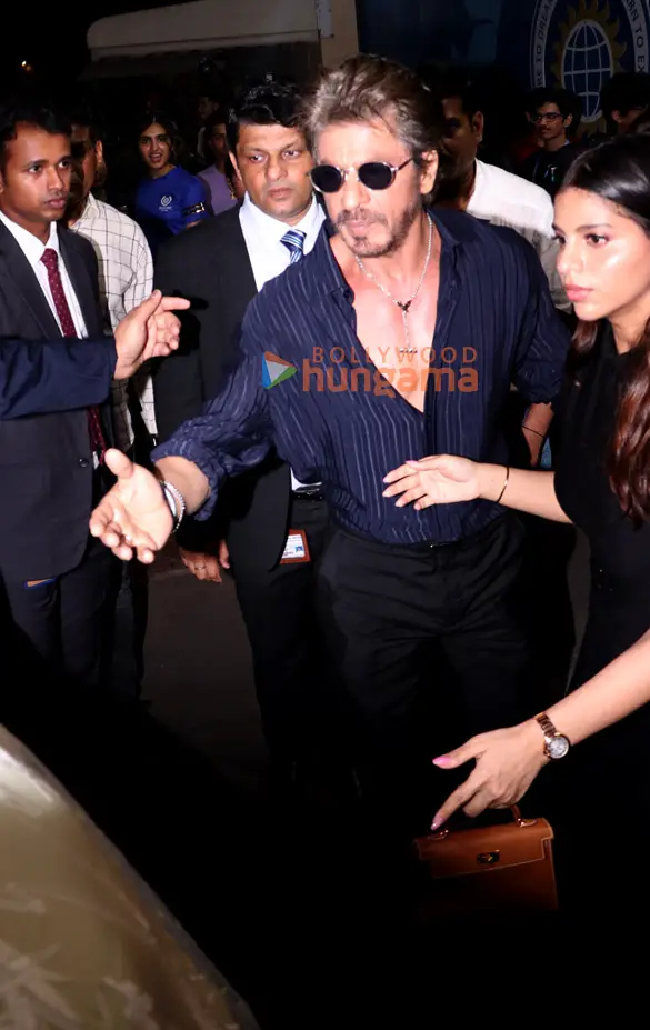 Photos: Shah Rukh Khan, Suhana Khan, Karan Johar and others snapped attending the Dhirubhai Ambani school annual day function. Parties & Events