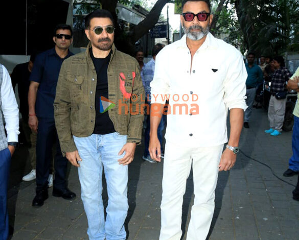 Photos: Sunny Deol and Bobby Deol snapped at an event in Town