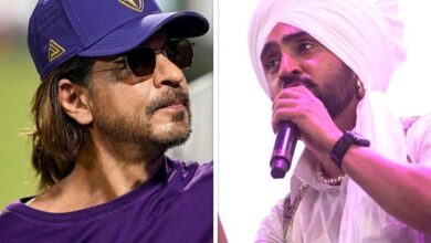 Shah Rukh Khan REACTS as Diljit Dosanjh pays tribute to KKR's 'Korbo Lorbo Jeetbo' in Kolkata: “All the best and have a great tour” : Bollywood News