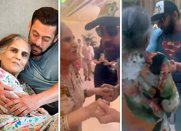 Salman Khan shares heartwarming video of Sohail Khan dancing with his mother Salma Khan during her birthday celebration, watch : Bollywood News