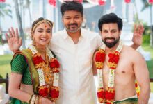 Thalapathy Vijay showers blessings on newlyweds Keerthy Suresh and Antony Thattil; actress drops unseen wedding photo : Bollywood News