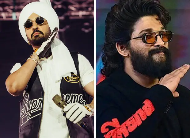 Diljit Dosanjh praises Allu Arjun, recreates iconic Pushpa dialogue 'Jhukega Nahi' at Dil-Luminati concert : Bollywood News