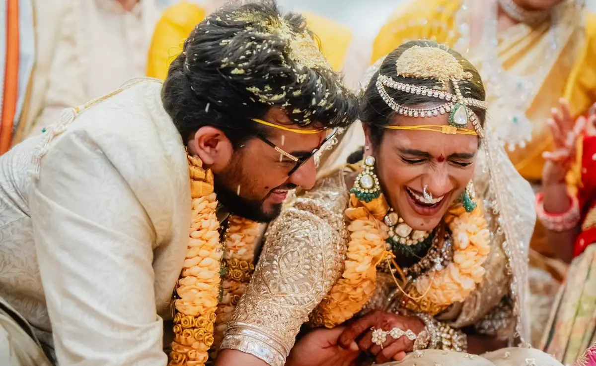 PV Sindhu's 1st Reaction After Getting Married To Venkata Datta Sai Is All Heart - See Pics