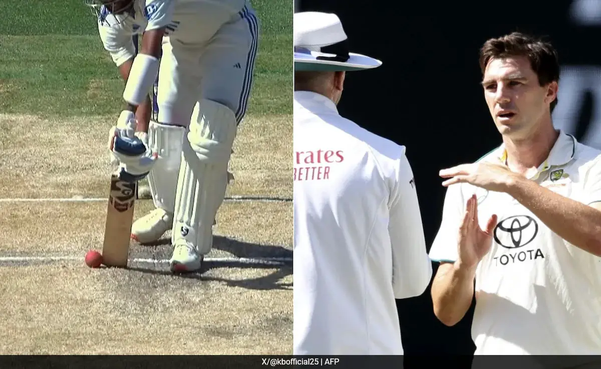 Pat Cummins Denied DRS Over Controversial Third Umpire Call, Shastri, Gilchrist Baffled. watch