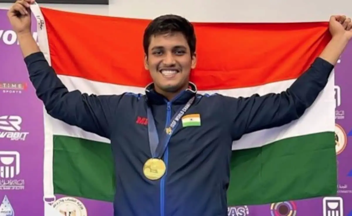 Rudranksh Balasaheb Patil Shatters World Record In Junior Men's Shooting Event