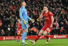 Diogo Jota Rescues 10-Man Liverpool In Fulham Draw, Arsenal Frustrated