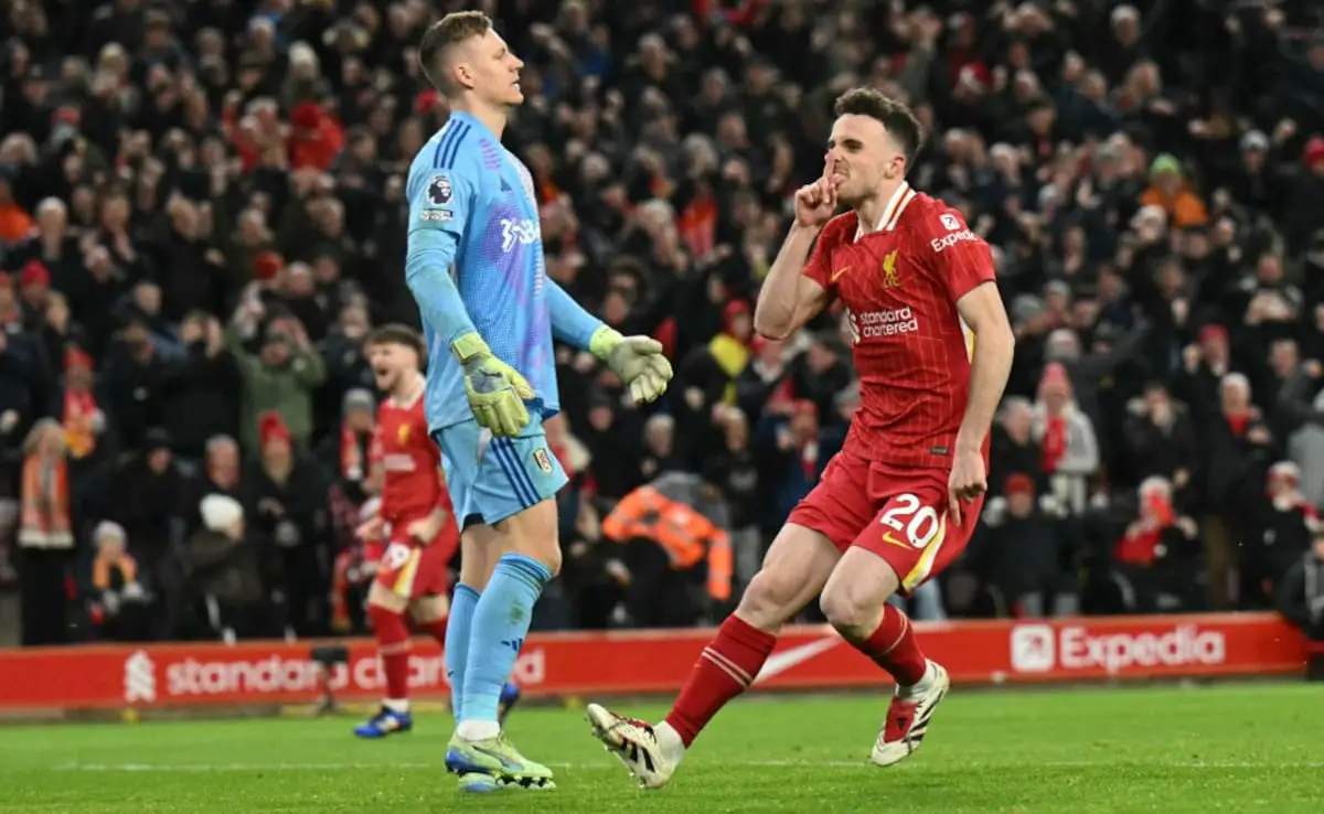 Diogo Jota Rescues 10-Man Liverpool In Fulham Draw, Arsenal Frustrated