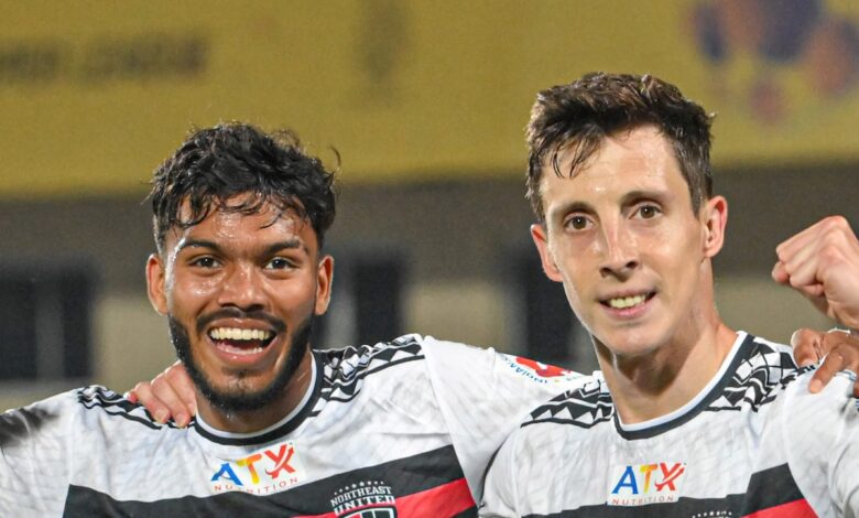 NorthEast United FC Stay In ISL Playoff Spots, Beat Hyderabad FC In Seven-Goal Thriller