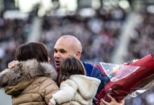 Andres Iniesta Bids Farewell To Glittering Career In Front Of 45,000 Fans In Tokyo