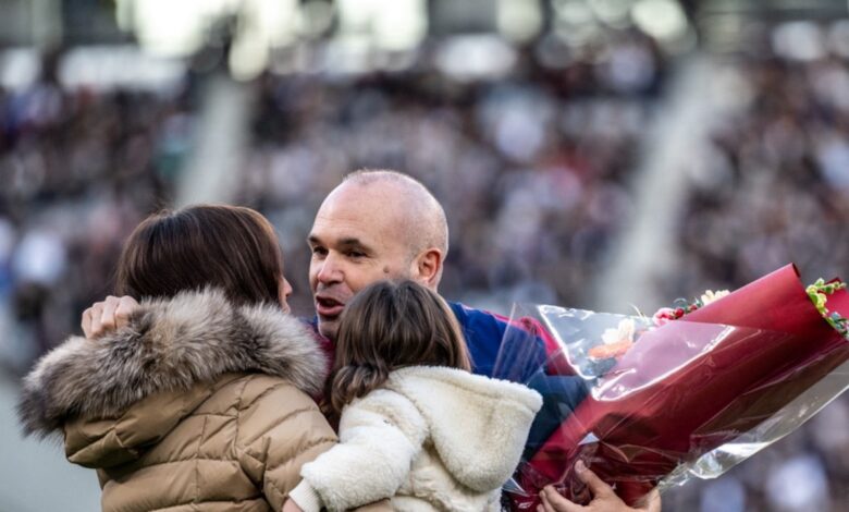 Andres Iniesta Bids Farewell To Glittering Career In Front Of 45,000 Fans In Tokyo