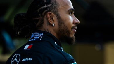 Lewis Hamilton Fights To Keep Emotions In Check On 'Surreal' Mercedes Farewell