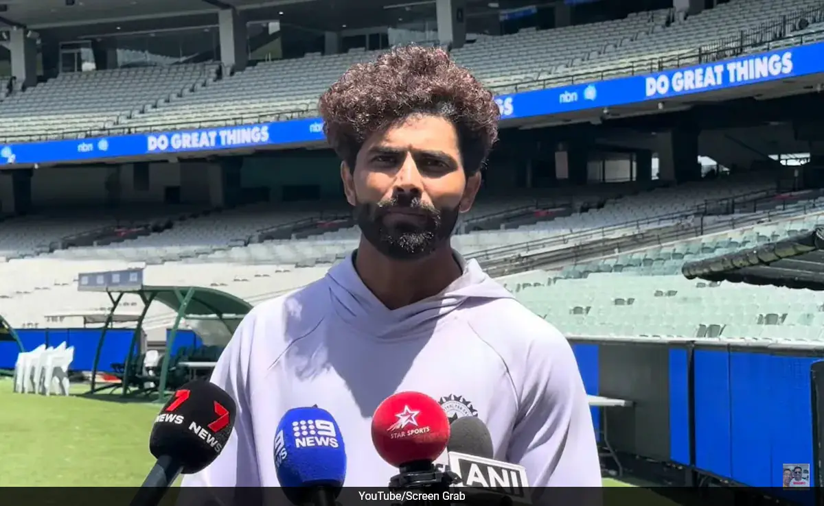 Cricket Match Called Off After Ravindra Jadeja-Hindi Press Conference Row In Melbourne: Report