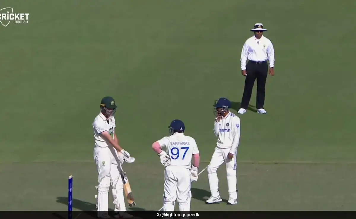 Sarfaraz Khan Brings Gully Cricket Rule, Demands Australian Batter's Dismissal For Double Bat. watch