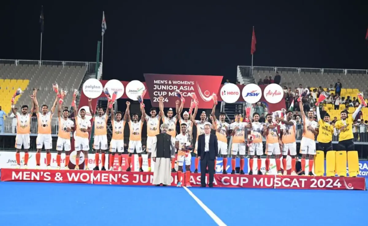 Araijeet Singh Hundal's Four Goals Hand India 5th Title In Men's Junior Asia Cup Hockey