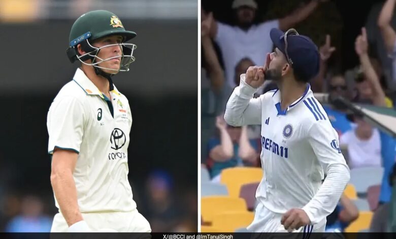 Virat Kohli's 'Silence' Celebration After Marnus Labuschagne's Dismissal Is Viral. watch