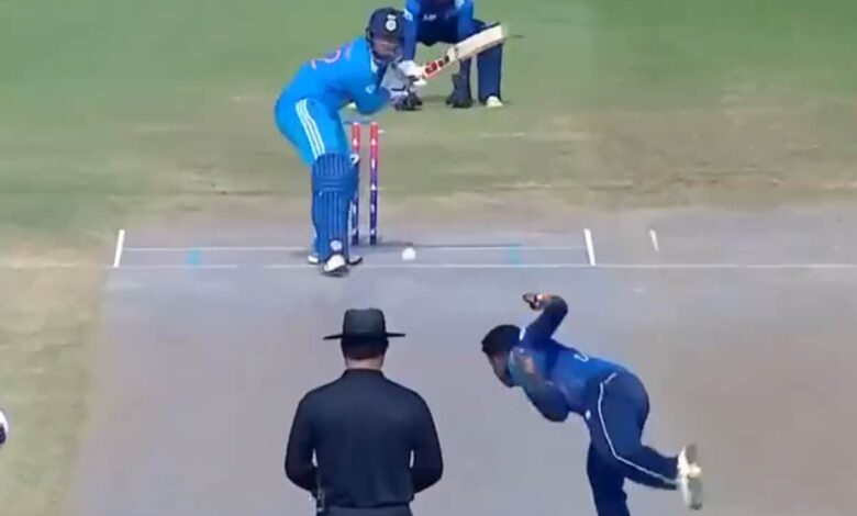 6,6,4,6 - 13-Year-Old India Star Goes Berserk In 31-Run Over vs Sri Lanka In U19 Asia Cup. watch