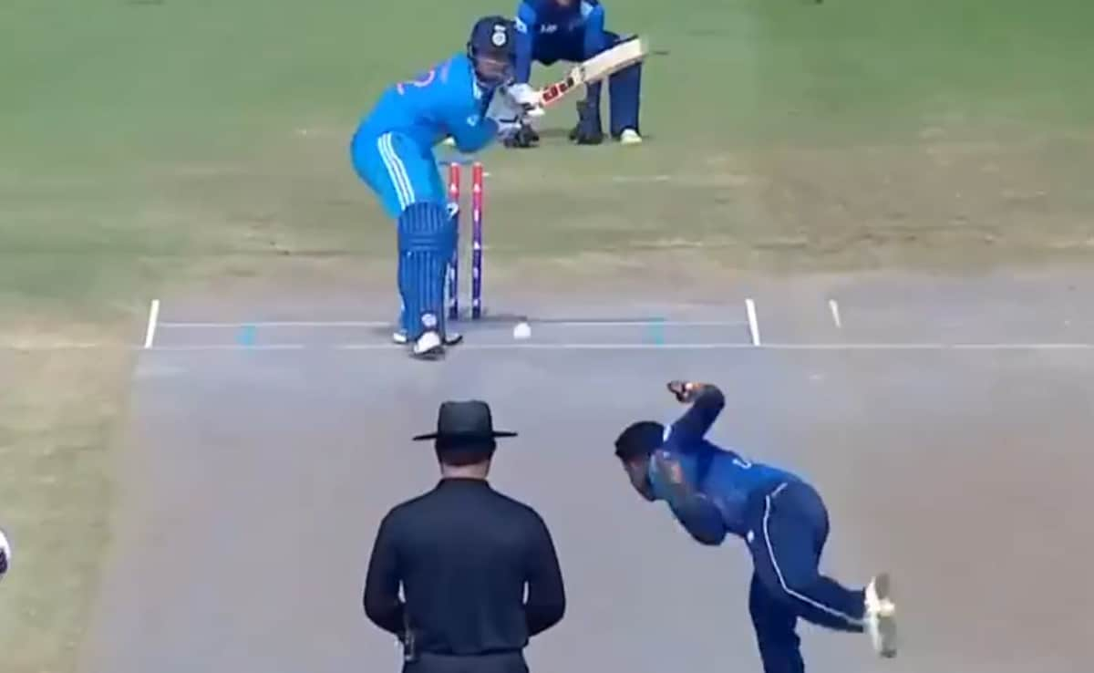 6,6,4,6 - 13-Year-Old India Star Goes Berserk In 31-Run Over vs Sri Lanka In U19 Asia Cup. watch