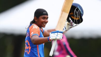 Gongadi trisha following mithali raj's footsteps, paces innings like her 'Idol'