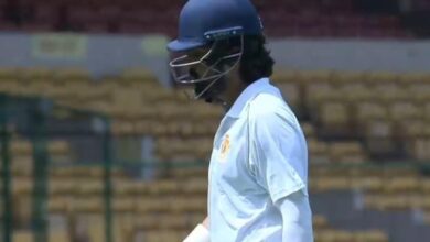 Kl Rahul Falls for 26 on Ranji Trophy Comeback; Karnataka 267/5 vs Haryana in Must-Win Match