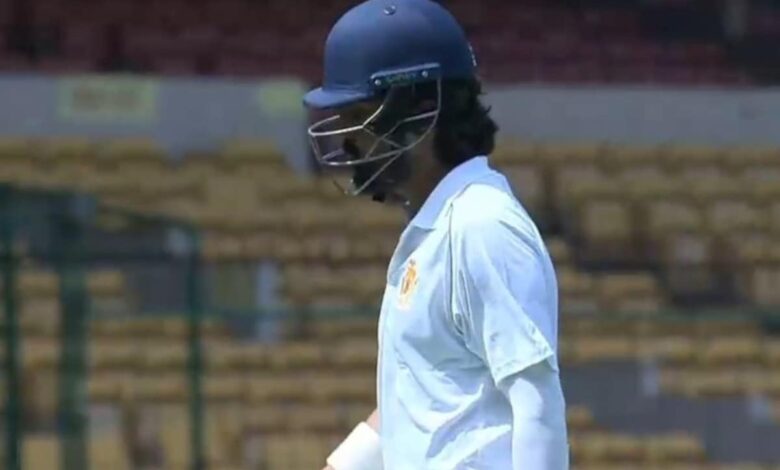 Kl Rahul Falls for 26 on Ranji Trophy Comeback; Karnataka 267/5 vs Haryana in Must-Win Match