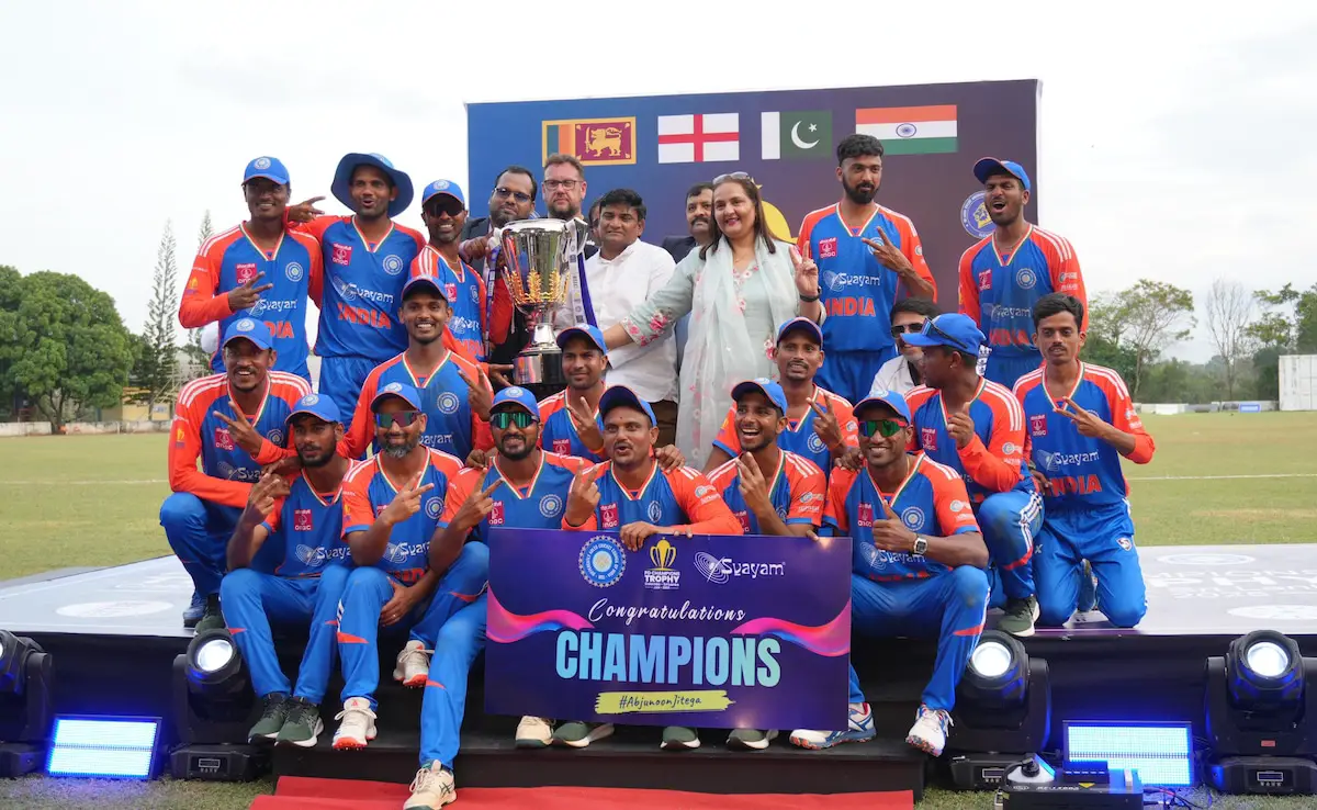 Yogendra Bhadoria, Radhika Prasad Shine As India Thrash England To Lift Physically Disabled Champions Trophy