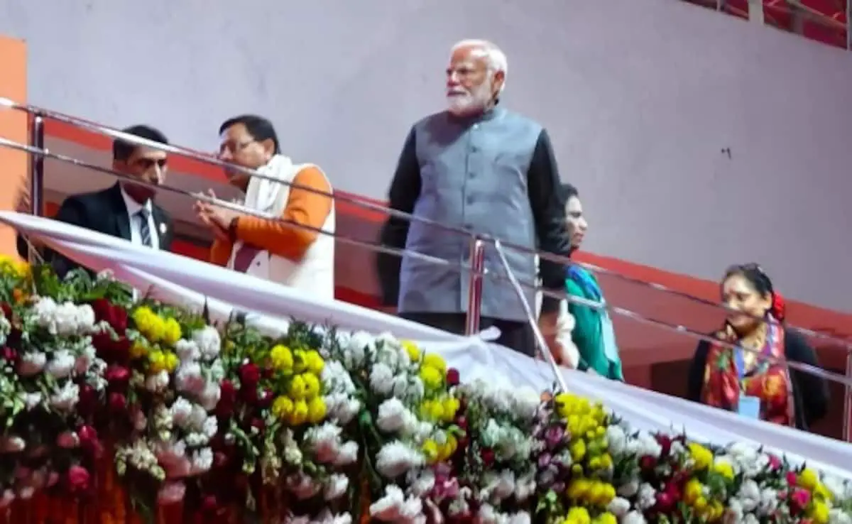 PM Narendra Modi in Attendance as 38th National Games Opening Ceremony Kicks Off