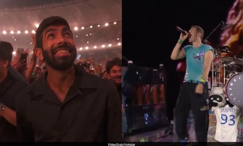 In jasprit bumrah's presence, coldplay Wins hearts with special song for India Superstar. Watch