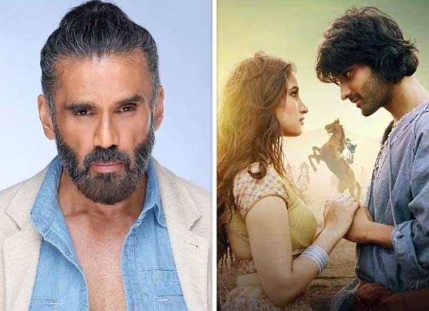 Suniel Shetty cheers Aaman Devgan and Rasha Thadani ahead of their debut in Azaad : Bollywood News