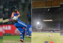 Rinku Singh Effect Still In South Africa, As The Glass Broken By His Six Remains Unrepaired