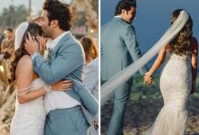 Aadar Jain ties the knot with Alekha Advani in Goa; newlyweds share first beachside wedding pics: “The Vow”