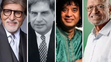 Amitabh Bachchan pays homage to Ratan Tata, Zakir Hussain, Shyam Benegal, and Dr Manmohan Singh; re-shares heartfelt art work